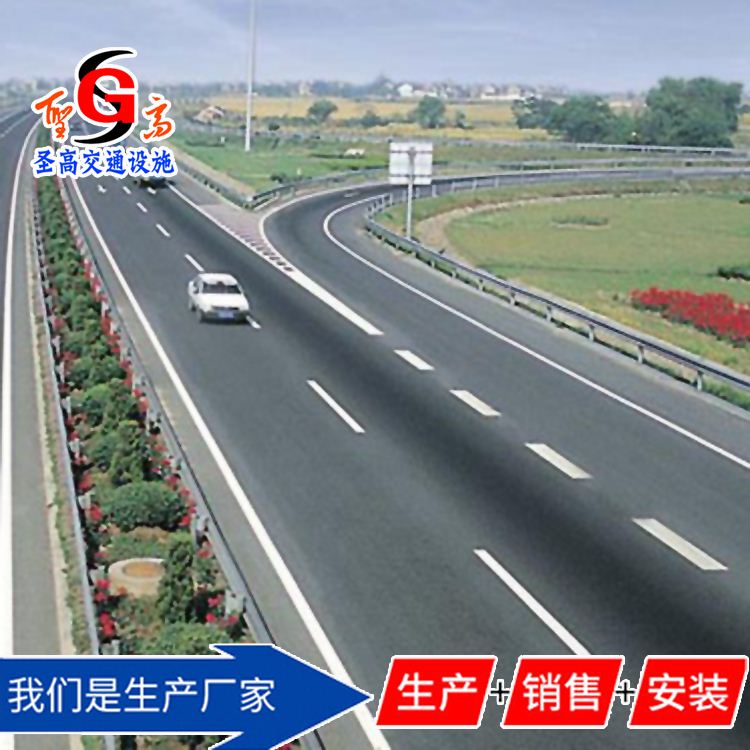 喷塑护栏板厂家-武汉汉口路侧道路护车栏安装施工