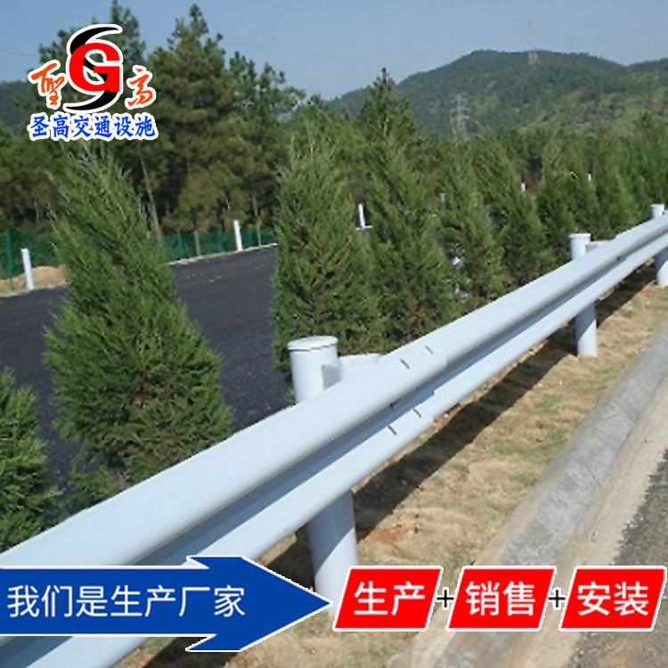 喷塑护栏板厂家-武汉汉口路侧道路护车栏安装施工