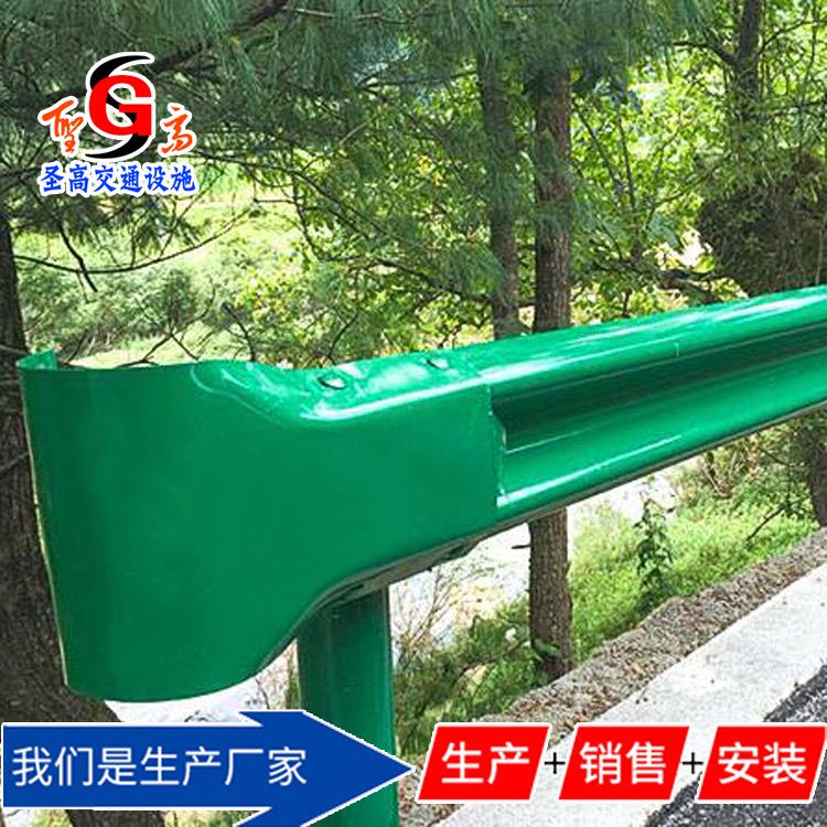 桂林道路防撞设施厂定做绿色护栏板每米费用