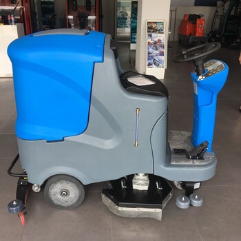驾驶式双刷洗地机全自动环保清洗机电动拖地机