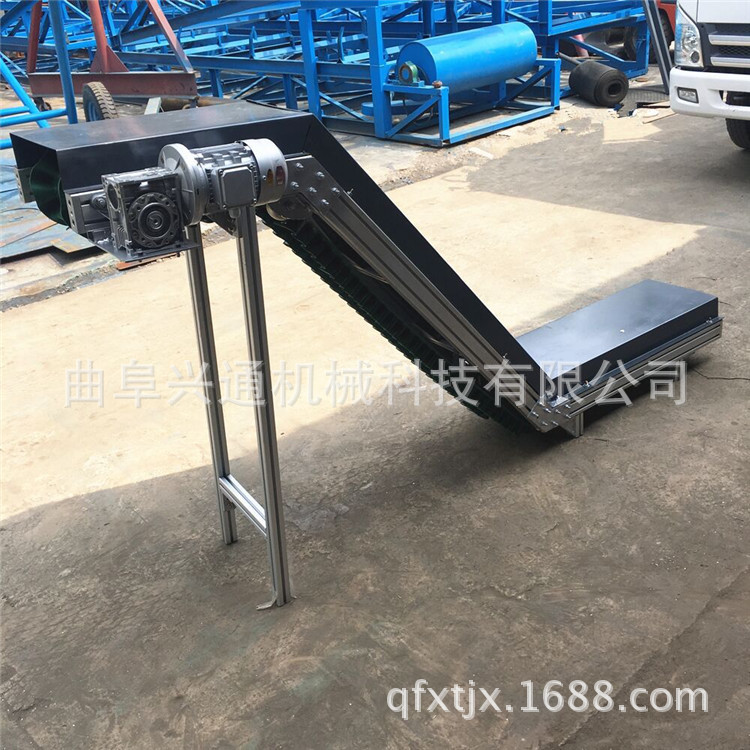 山西忻州市爬坡皮带输送机碳钢  槽钢定制X2