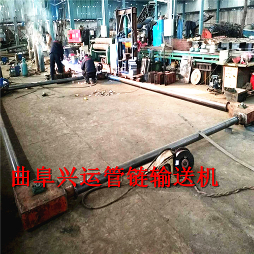 浙江温州不锈钢管链输送机  