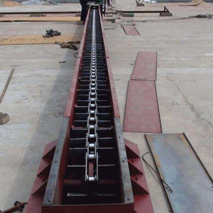 河南鹤壁槽型刮板输送机结构平面图