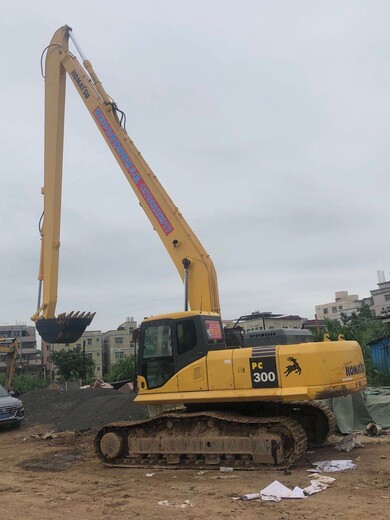 深圳25米加长臂挖机租赁公司