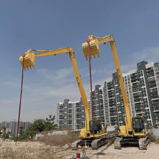 惠州26米加长臂挖机出租