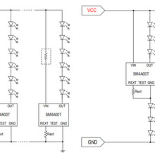 低压灯带PWM调光驱动电源ICSM4A00T成熟方案应用替换CYT系列图片