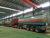 中国恒天9危险品废水罐式运输钢衬塑半挂车报价