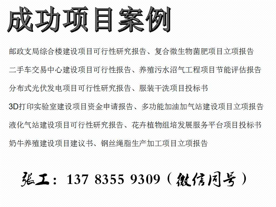 凤翔县做可研报告公司会写可行性报告做报告