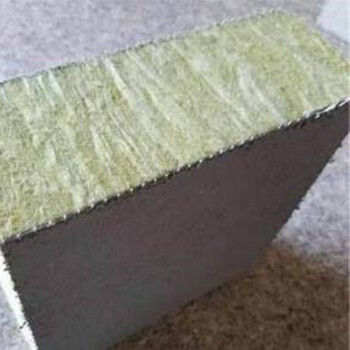 加工岩棉复合板厂家单面绝热保温砂浆面岩棉复合板多少钱一平米