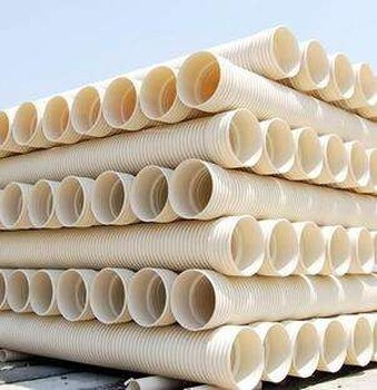 兰州PVC双壁波纹管300打孔波纹管多少钱一米