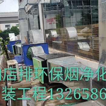 深圳市安装商用抽油烟风机环保油烟净化器安装