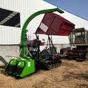 廠家直銷高速轉盤玉米靑儲機牧草青貯回收機履帶式青貯機