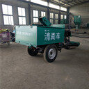 牛場羊舍專用糞便清理鏟糞車自動清糞機(jī)柴油機(jī)三輪清糞車
