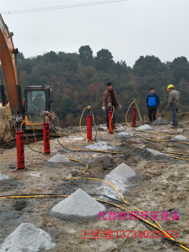 石料厂胀裂石头开石器成都市液压账石器