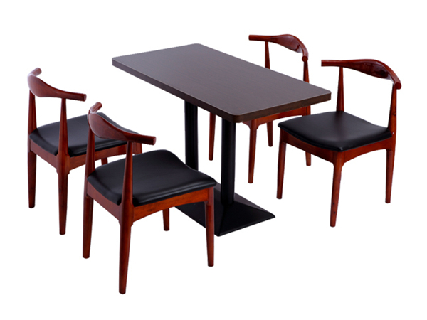 金湾中餐厅中式实木餐桌椅图片，餐厅餐桌椅来图定制