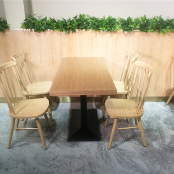 惠东素食店简约铁艺餐桌餐椅定制，惠州素食餐厅卡座沙发价格