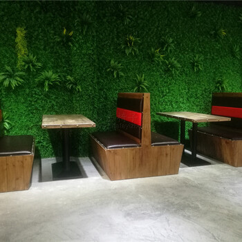 东莞东城区小龙虾餐厅复古餐桌餐椅定做，来图定制
