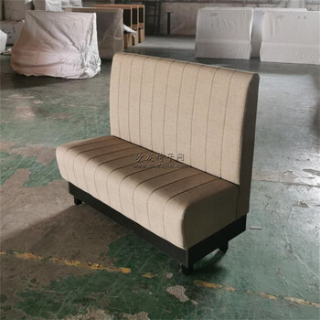 仿布皮革卡座沙發(fā)沙溪鎮(zhèn)美食店家具