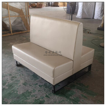 廣州面食館家具-九毛九雙面卡座沙發(fā)
