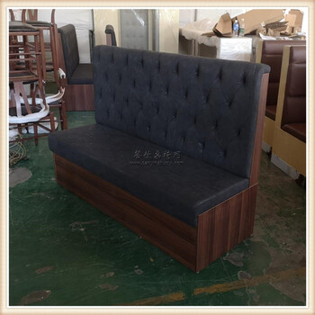 木紋板涮肉店卡座沙發(fā)十堰茅箭區(qū)西餐廳家具