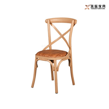渭南市供应铁艺仿木餐椅