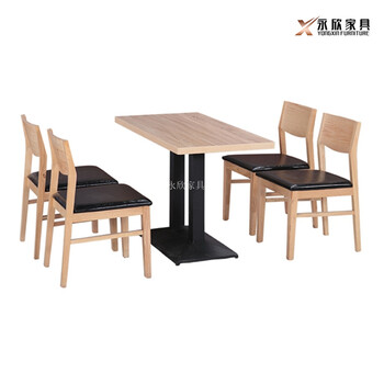 日式簡(jiǎn)約風(fēng)簡(jiǎn)餐店桌椅組合