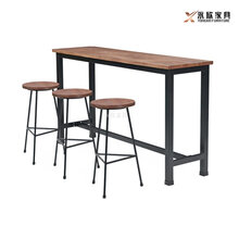 韶关工业风家具乳源县美式奶茶店桌凳图片