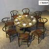 臨洮縣主題餐廳家具定西紙包魚店桌椅