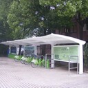 T型充電樁擋雨棚遮陽棚張拉膜湖州膜結(jié)構(gòu)PVC膜布