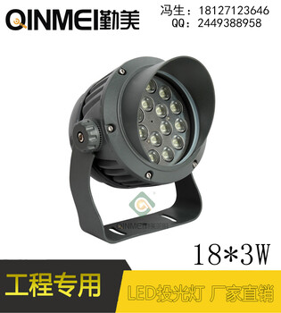 36W高散熱圓形投光燈.54WDMX512全彩外控投光燈