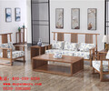 木言木语厂家定制新中式家具实木沙发禅意客厅沙发组合家具批发