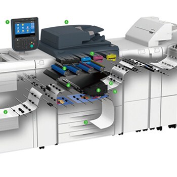 轩印网销售六色富士数码平张印刷机