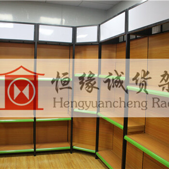 恒緣誠超市貨架便利店展示貨架飲料架貨架廠定做果蔬架