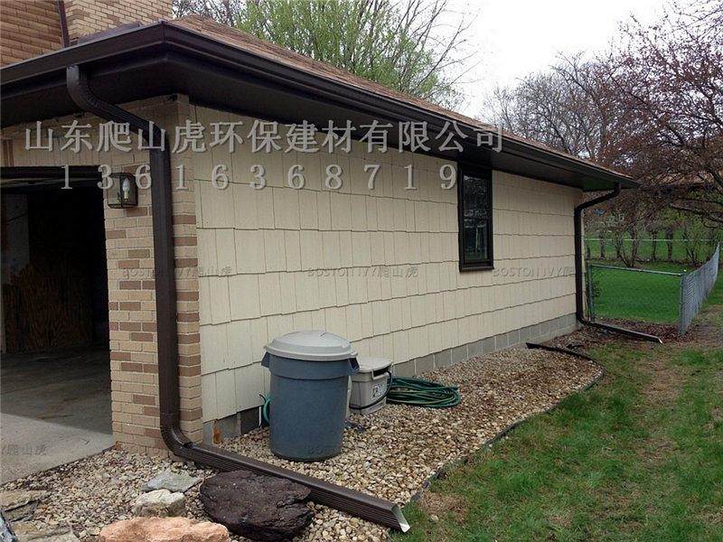 丽水市彩铝方形雨水管  金属屋面天沟安装