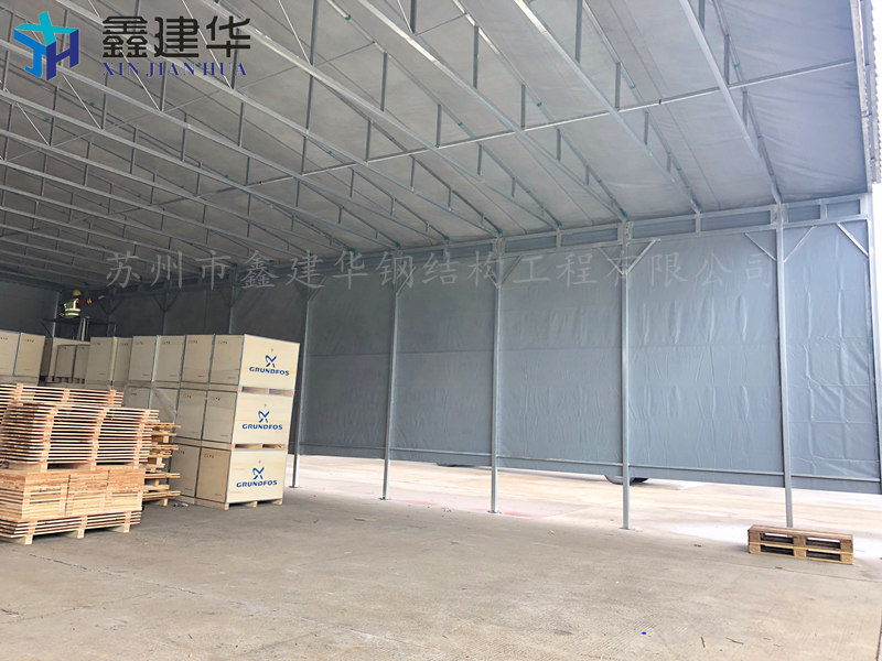温州龙湾区仓储伸缩雨棚移动大型电动雨篷厂家
