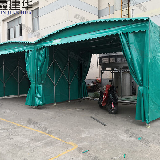 上海伸缩仓储篷厂家,移动推拉棚定做
