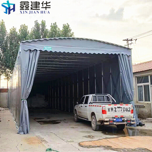 北京汽车停车遮阳棚定做,膜结构车棚价格