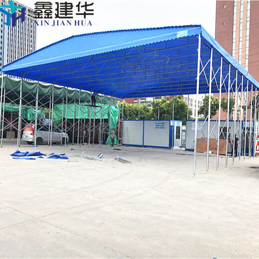 上海伸缩活动遮阳棚图片,大型活动棚
