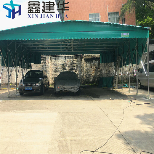 北京膜结构停车棚尺寸定做,汽车简易车棚