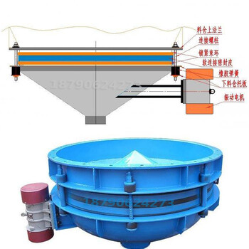 粉料振动输送机振动给料机厂家1500振动料斗振动下料斗