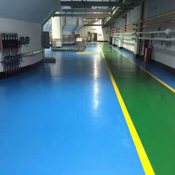 (技术)：蚌埠固镇车间环氧地坪漆--色彩多样
