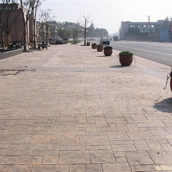 (技术):徐州人行道印花路面--材料供应