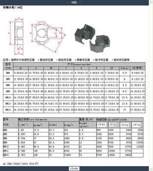 变压器磁芯RM铁氧体磁芯