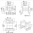 EPC17骨架直插卧式4-5HX-1701图片