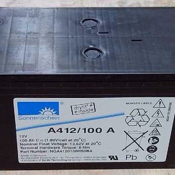 供应江西德国阳光蓄电池A412/100A/12V100AH参数报价