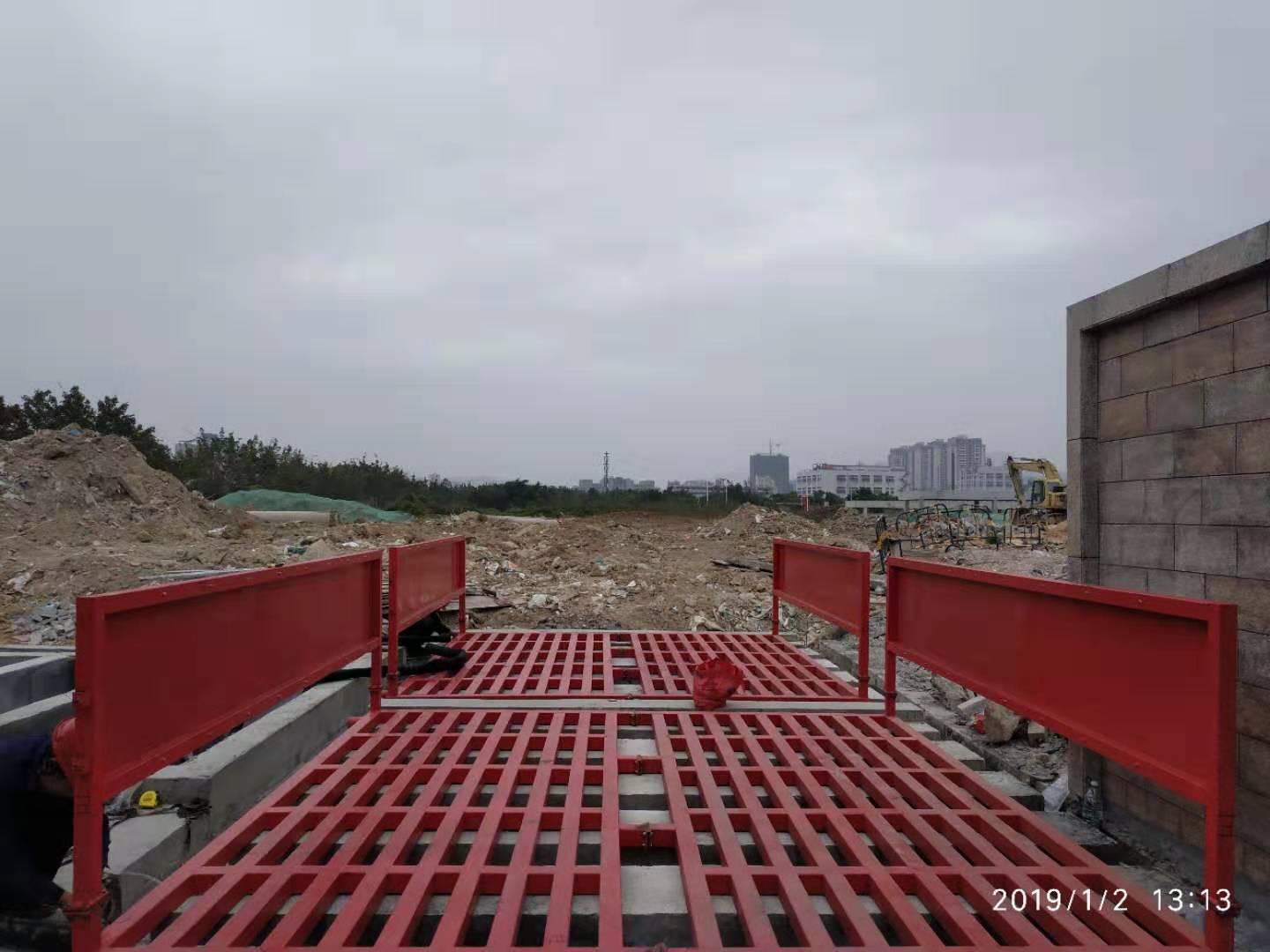 九江市工程洗轮机供应建筑工地全自动冲洗平台