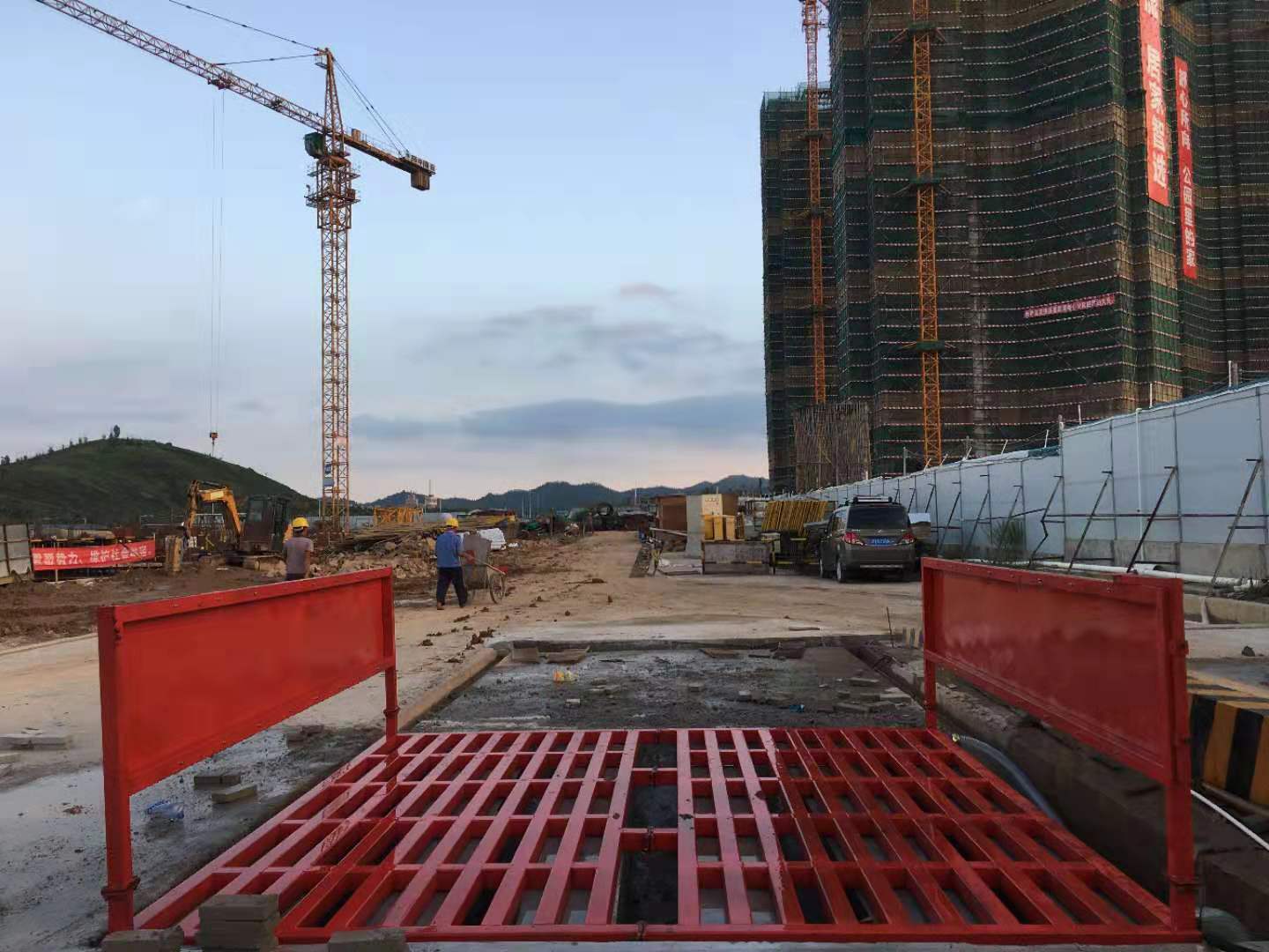 抚州市建筑工地洗车池尺寸工地洗车槽