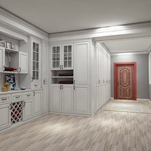 福州全屋定制百叶整体衣柜卧室简约现代衣帽间推拉门衣柜欧派索菲亚生态板厂家直销定制图片