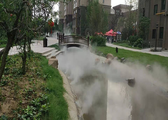 株洲人工造雾设备喷头布局