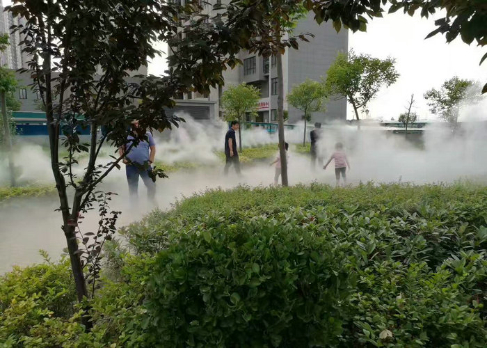 许昌别墅区造雾设备喷头布局